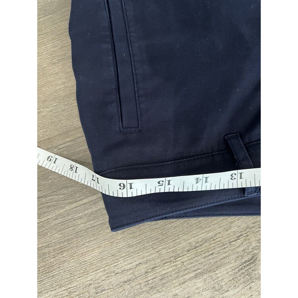 Chico's So Slimming Size 1 (Medium 8) Crop Navy Blue Dress Pants EUC - Picture 6 of 7